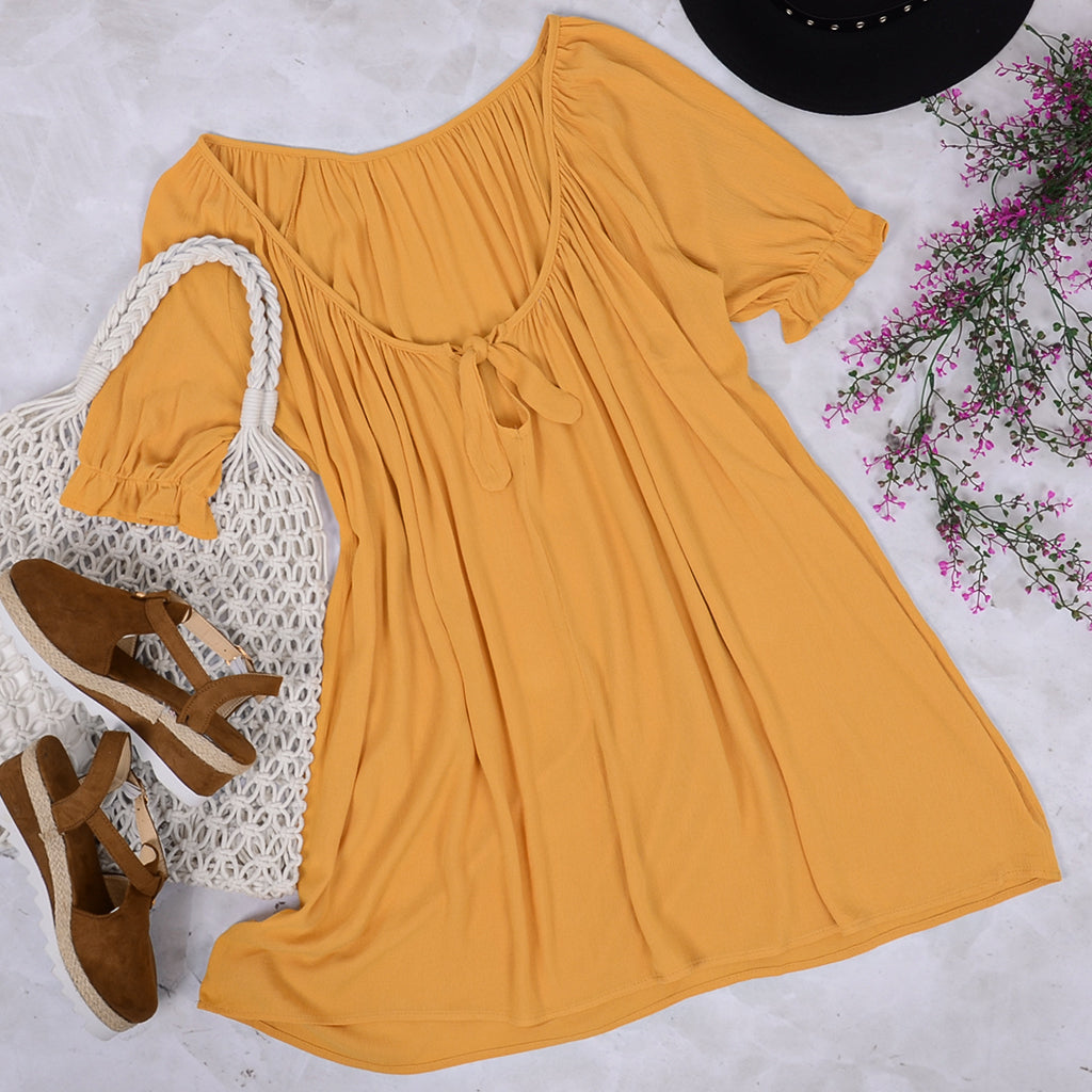 Blusa túnica para llevar en primavera