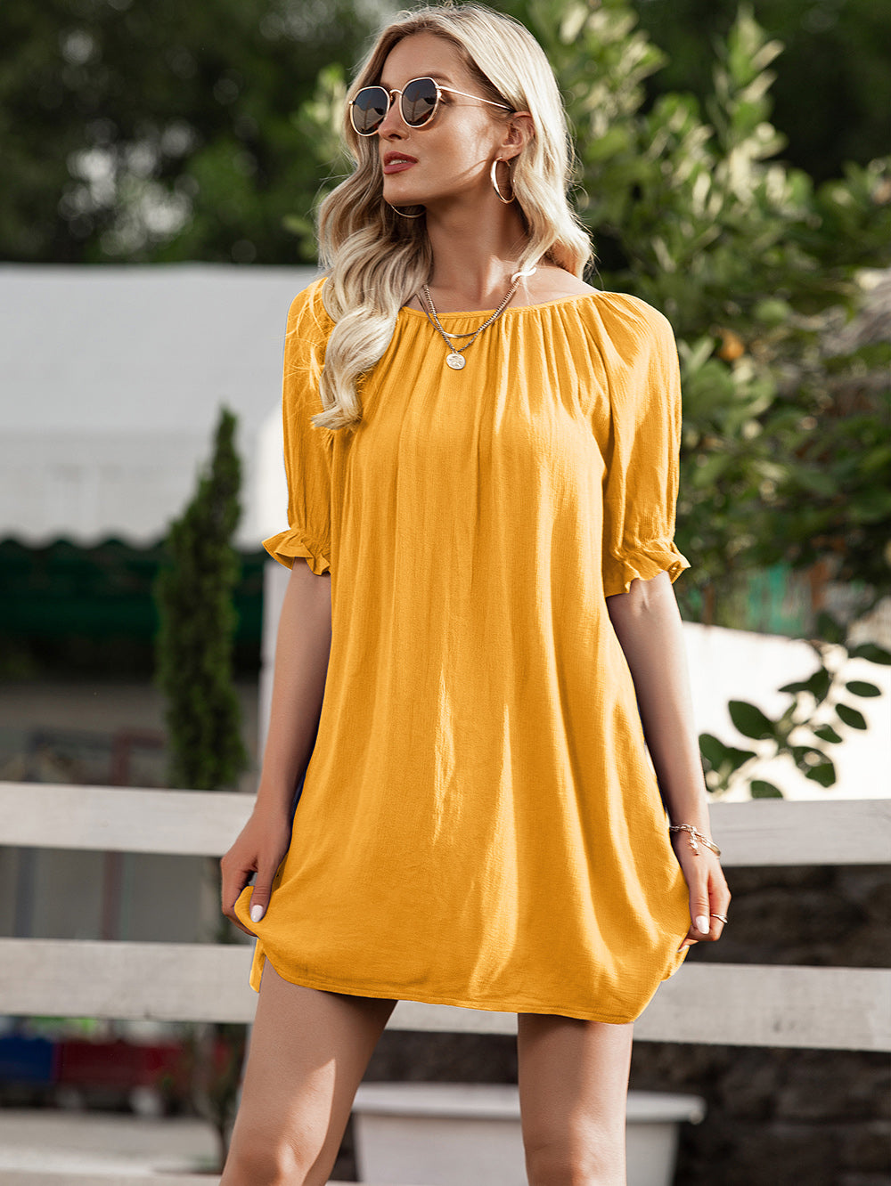 Blusa túnica para llevar en primavera