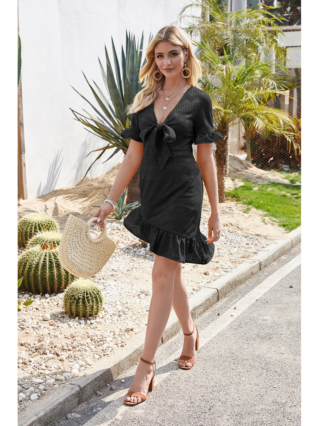 Vestido con volantes para el verano
