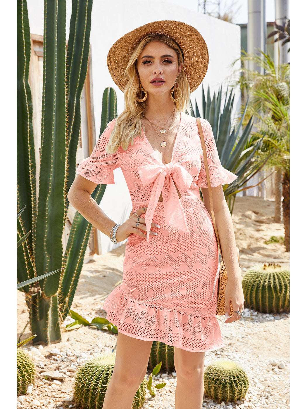 Vestido con volantes para el verano