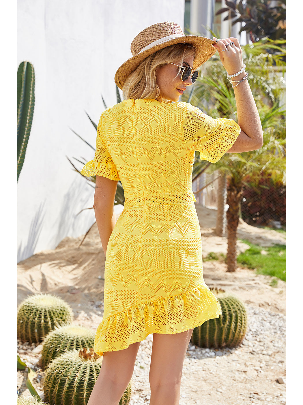 Vestido con volantes para el verano