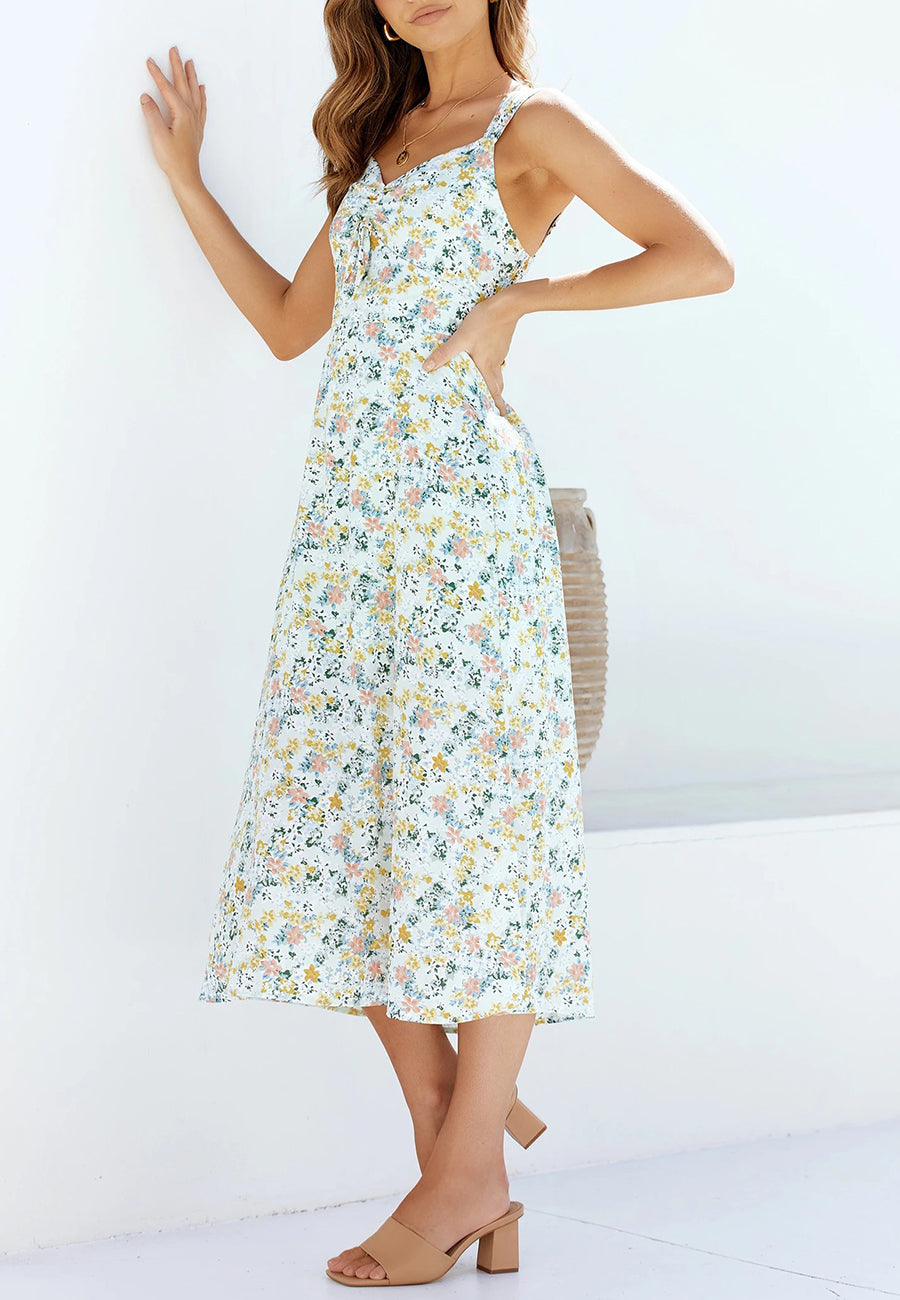 Vestido de verano con estampado floral