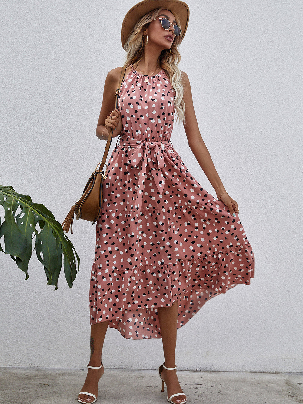 Art Deco Soft Dot Dress