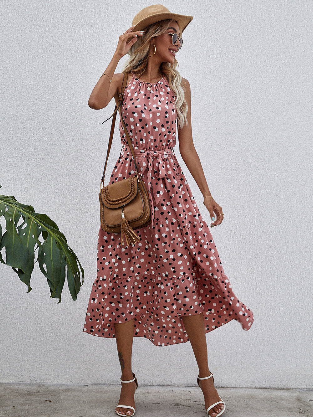 Art Deco Soft Dot Dress