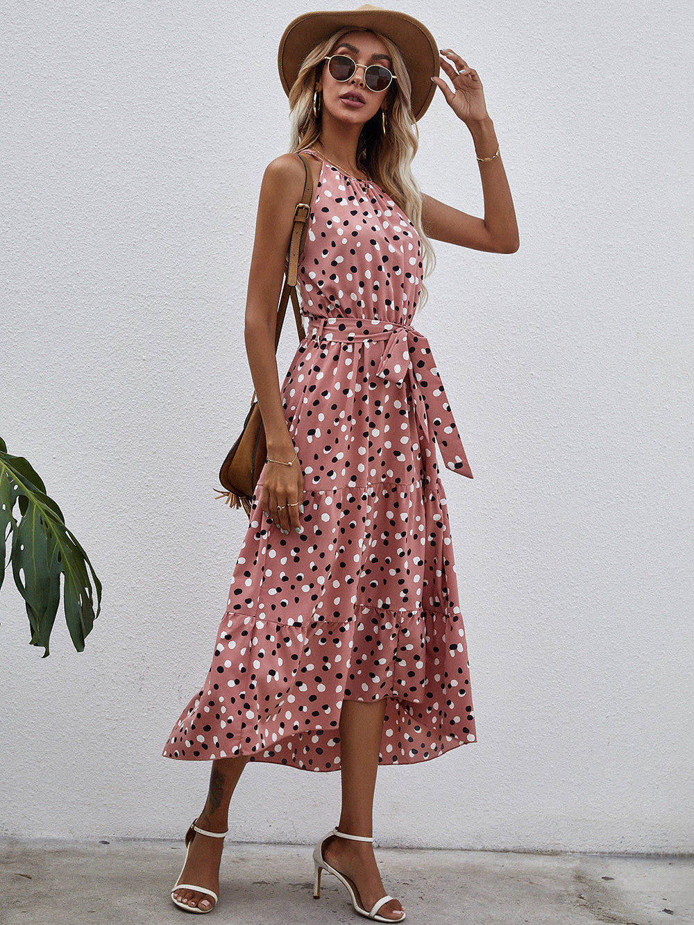 Art Deco Soft Dot Dress