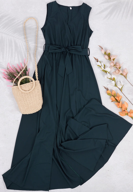 Vestido de verano con cintura anudada