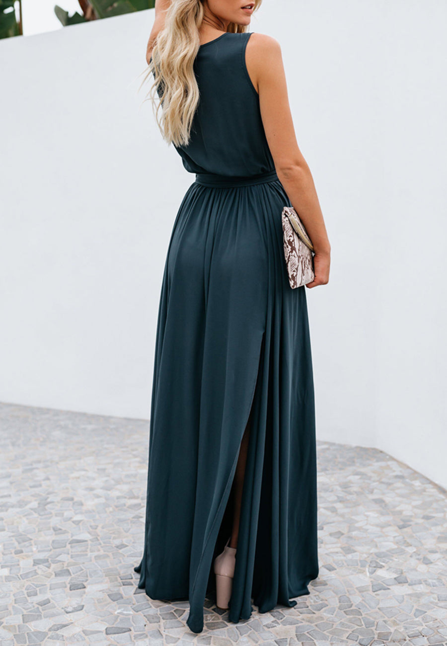 Summer Flow Tie Waist Dress