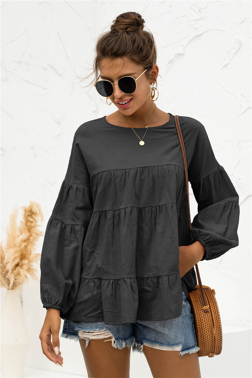 Soft Gathered Blouse