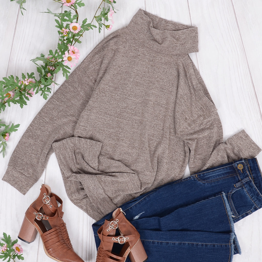 Single Cold Shoulder Long Sleeve