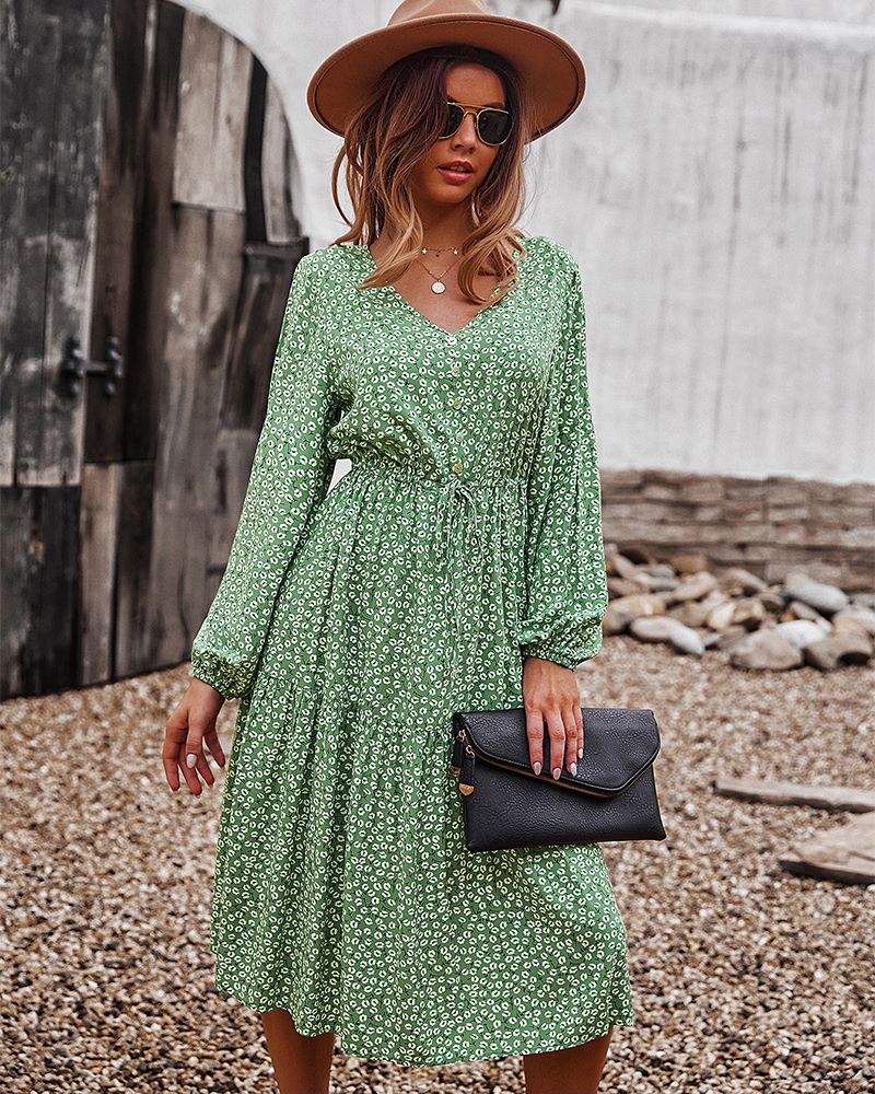 Vestido ligero con estampado floral