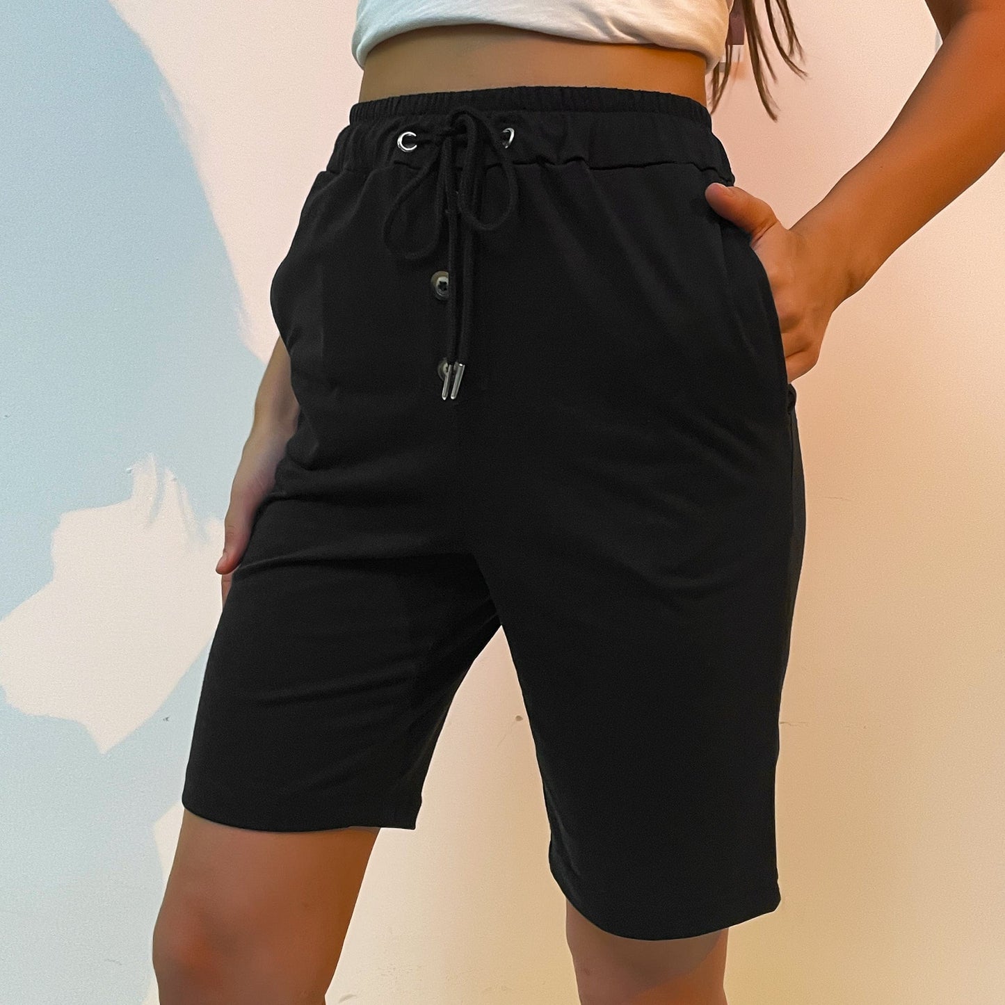 Bermudas con cordón ajustable