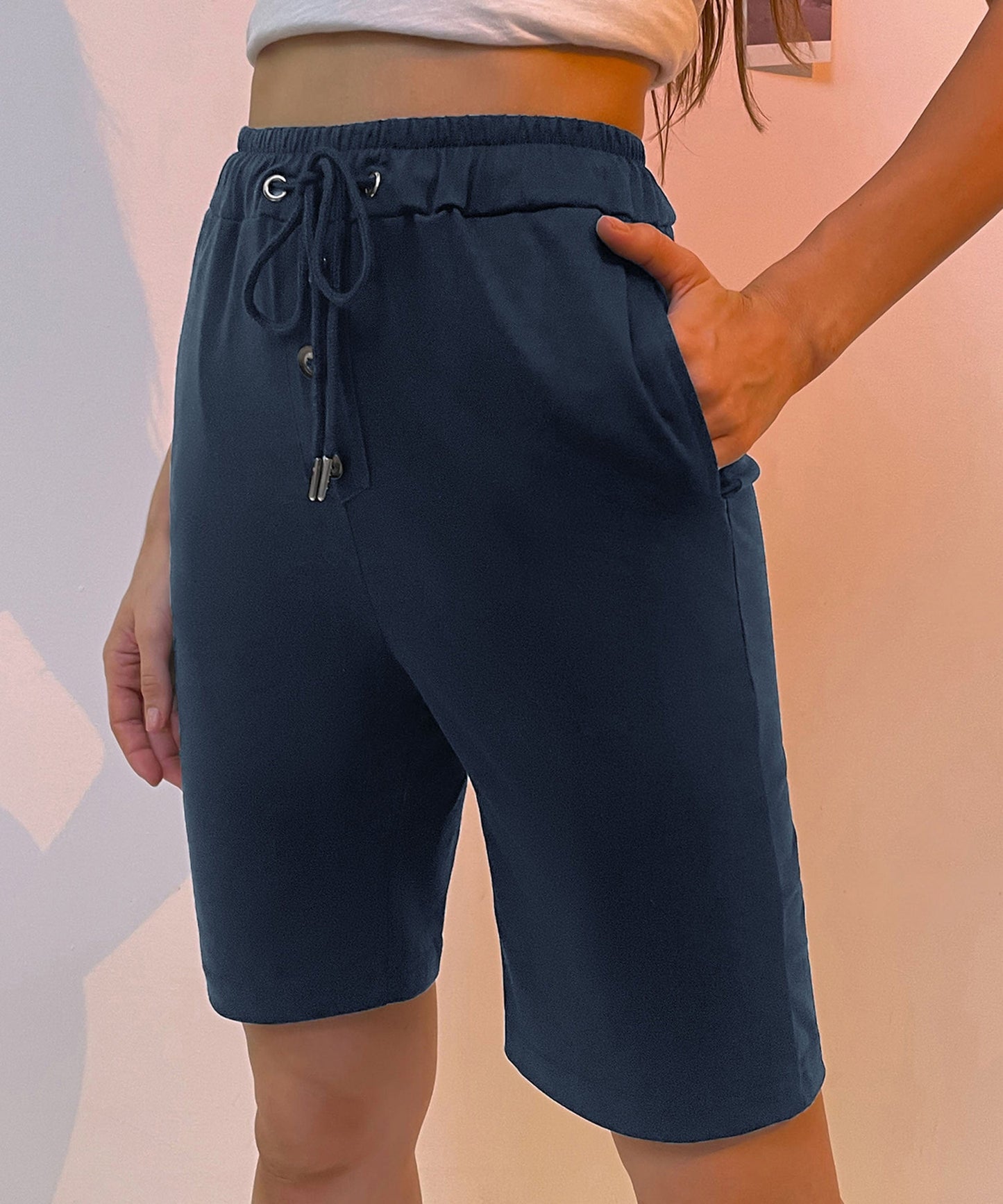 Bermudas con cordón ajustable