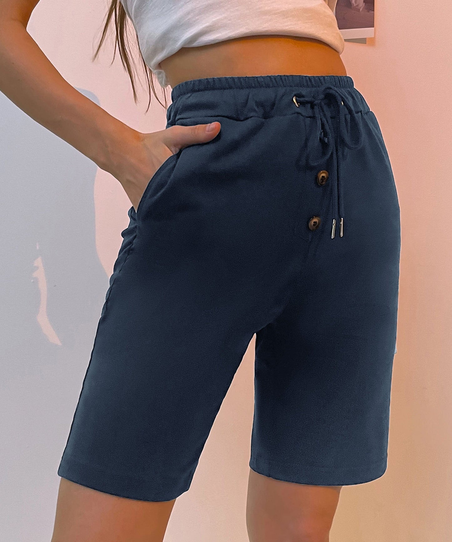 Bermudas con cordón ajustable