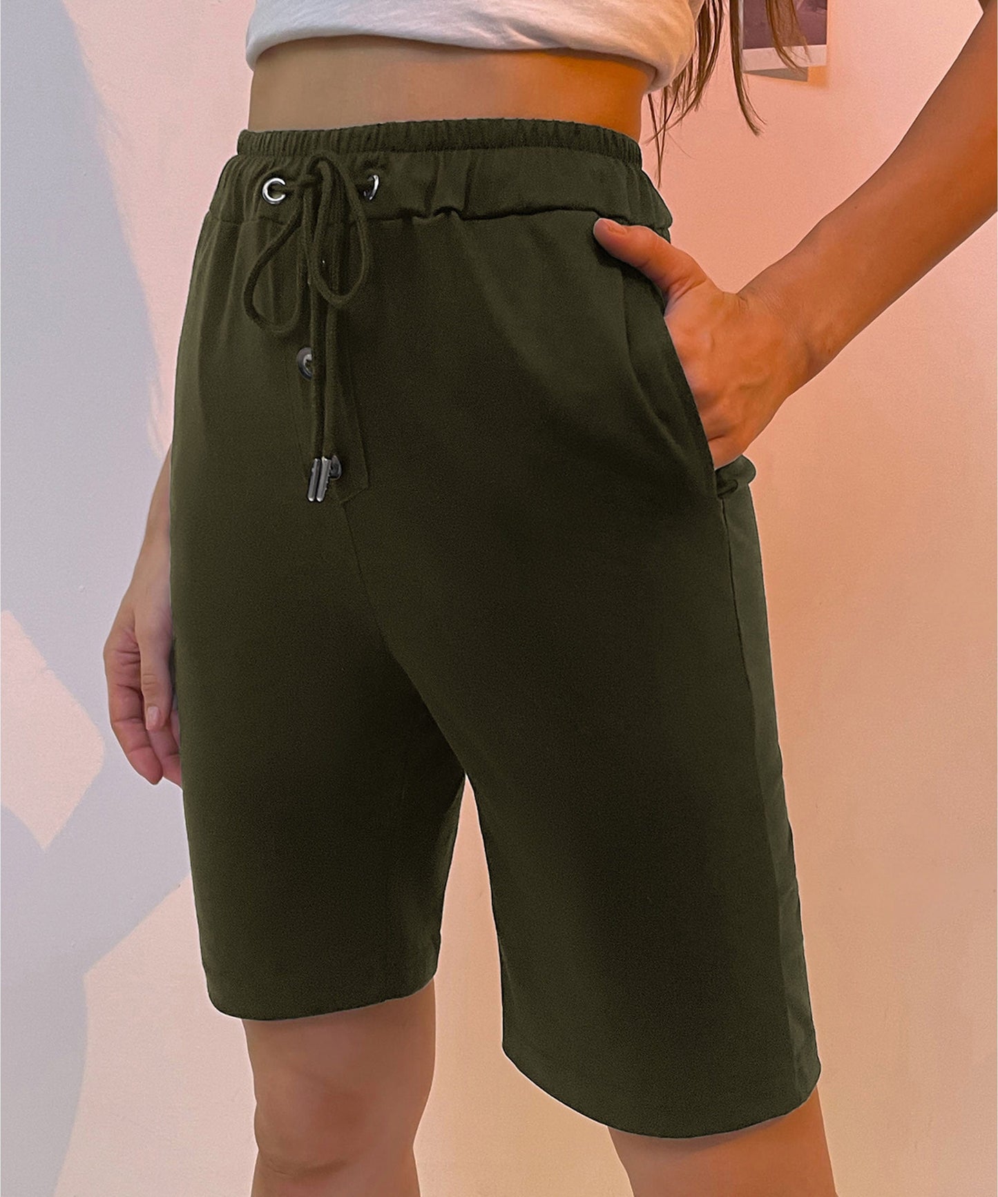 Bermudas con cordón ajustable