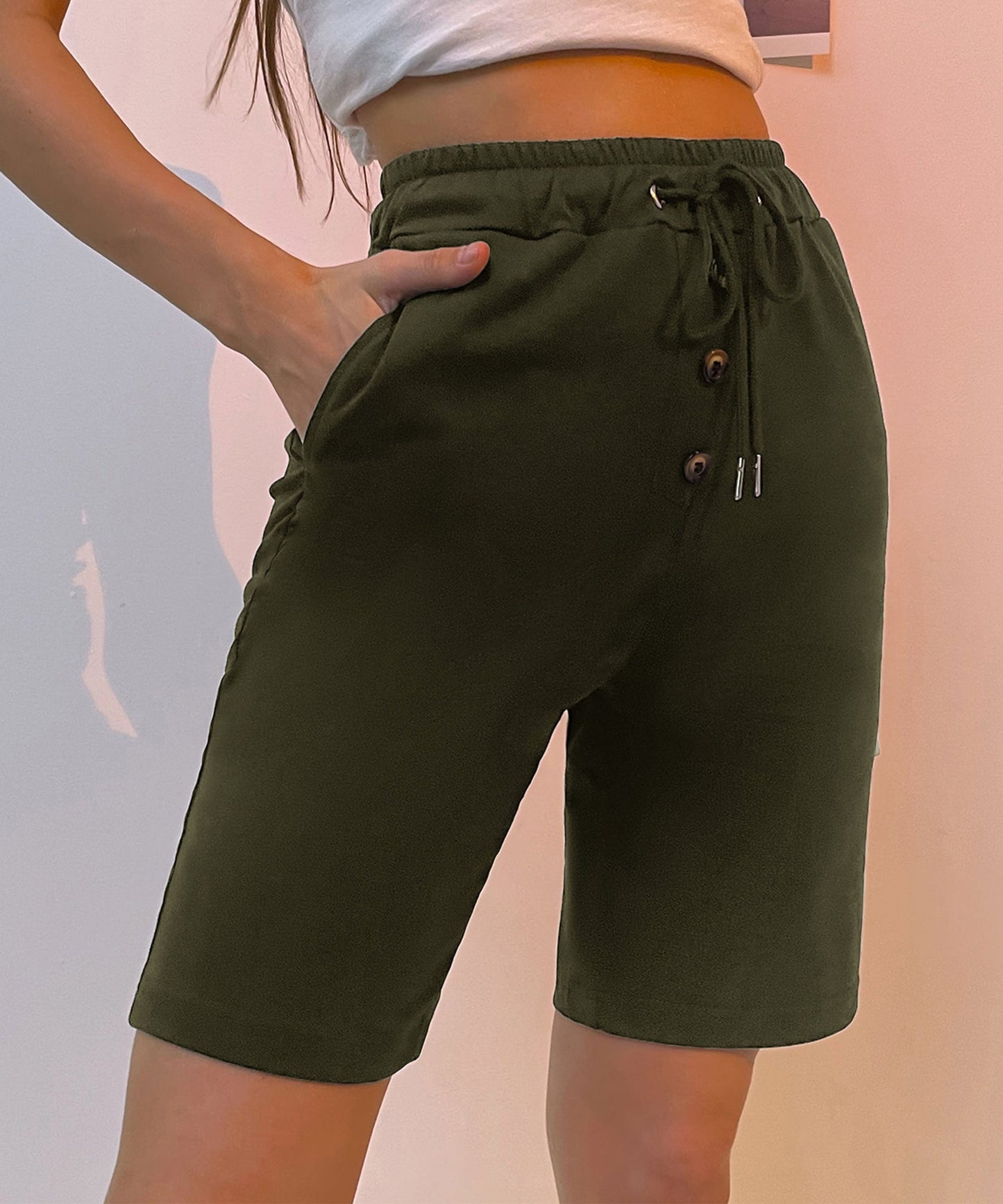 Bermudas con cordón ajustable