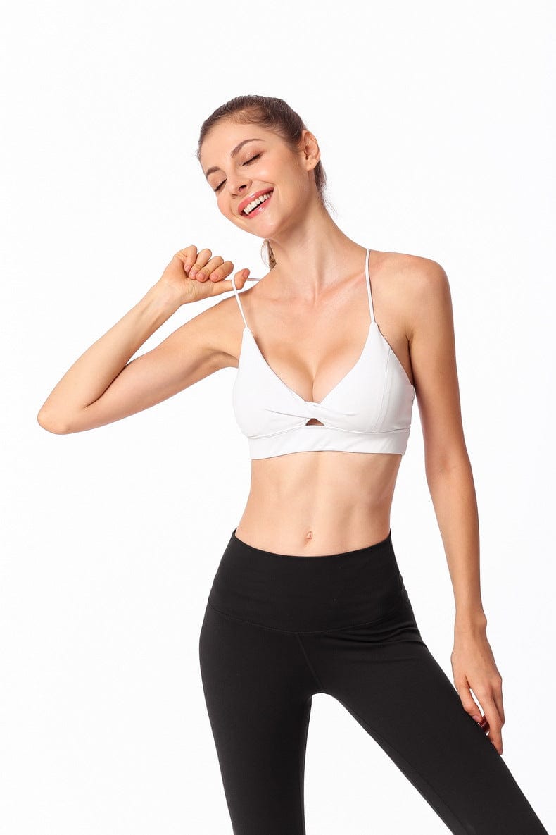 Low Scoop Twist Sports Bra