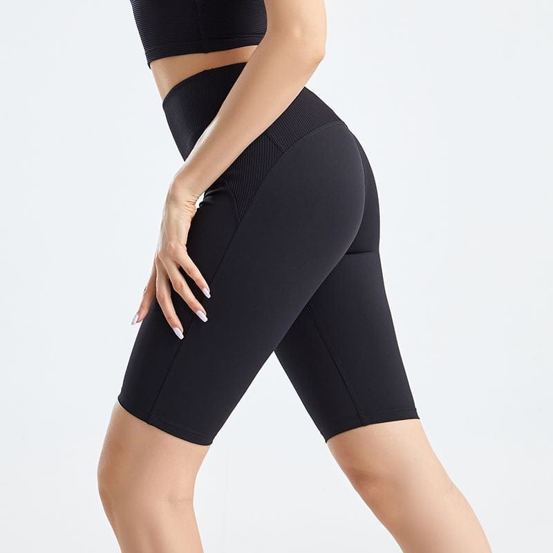 Pantalones cortos de ciclista con costuras de contorno