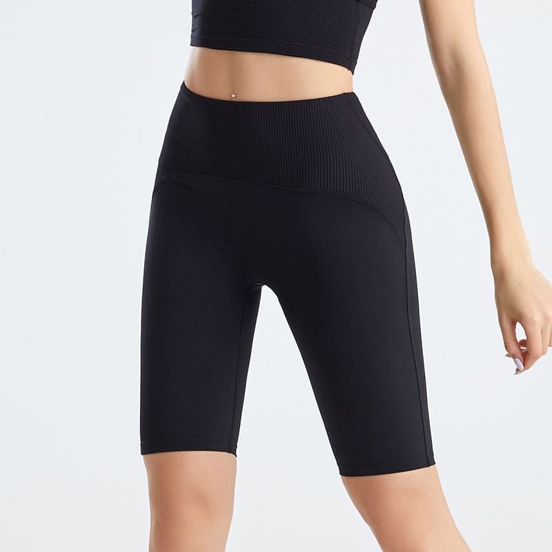 Pantalones cortos de ciclista con costuras de contorno