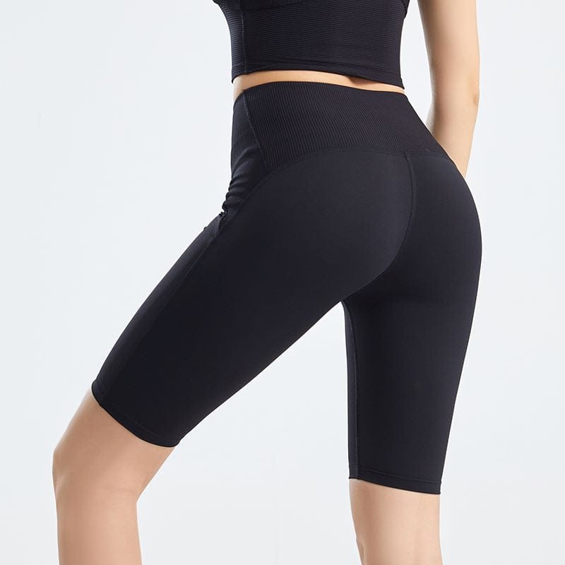 Pantalones cortos de ciclista con costuras de contorno