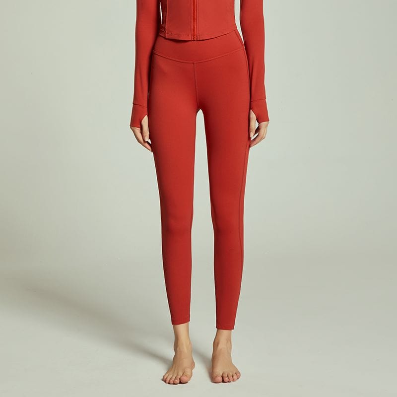 Leggings con tirantes finos en la cintura en V