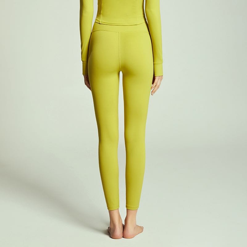 Leggings con tirantes finos en la cintura en V