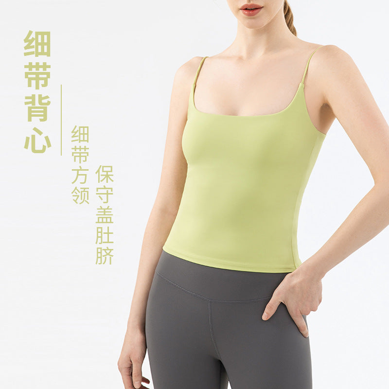 Camiseta sin mangas con espalda cruzada Aspire