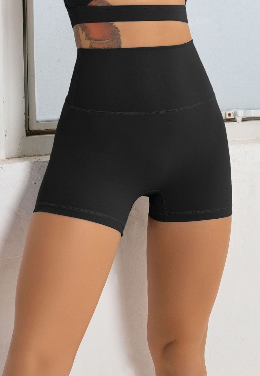 Pantalones cortos ajustados y moldeadores de tiro alto para ciclistas