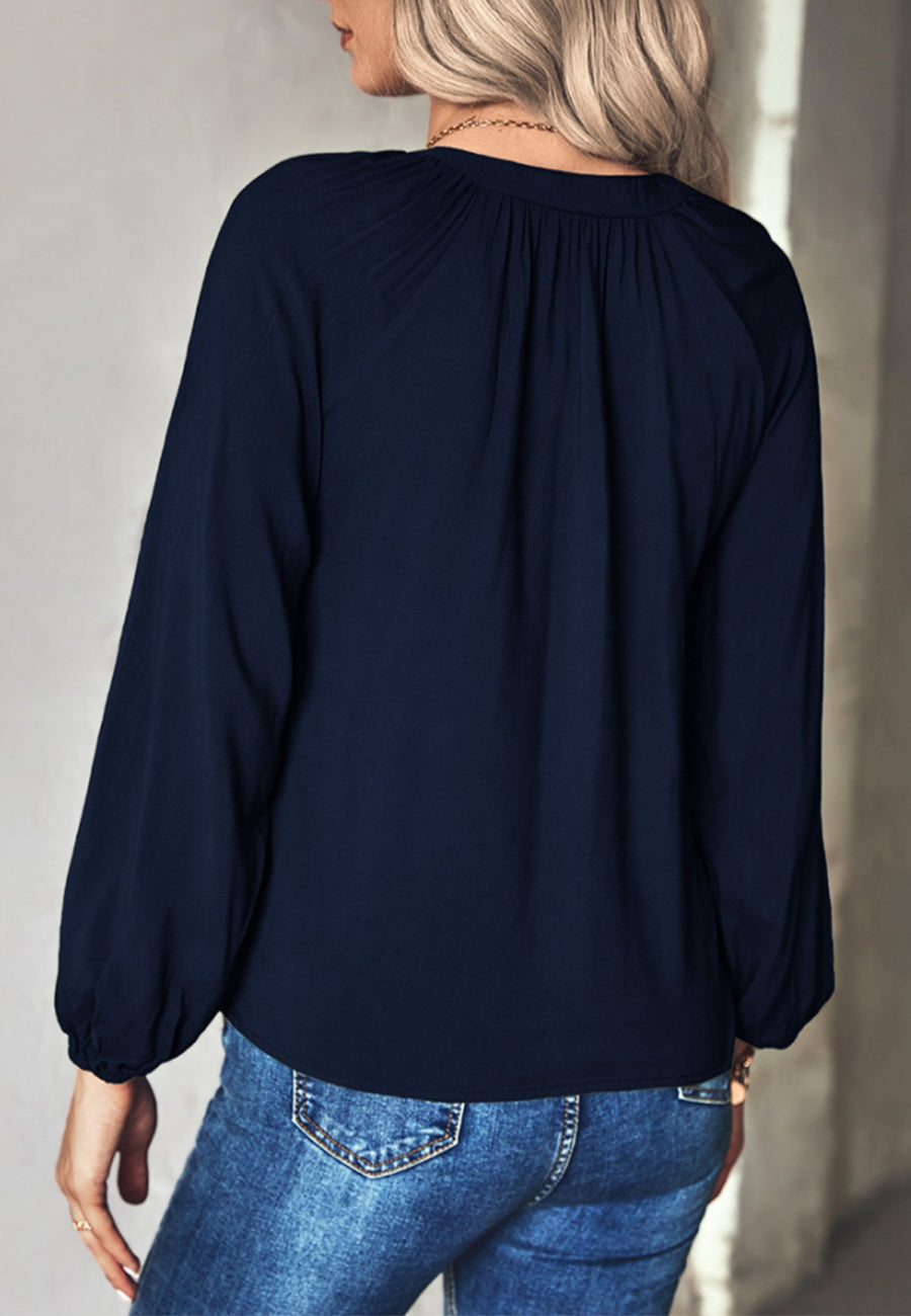 Classic Tie Neck Blouse