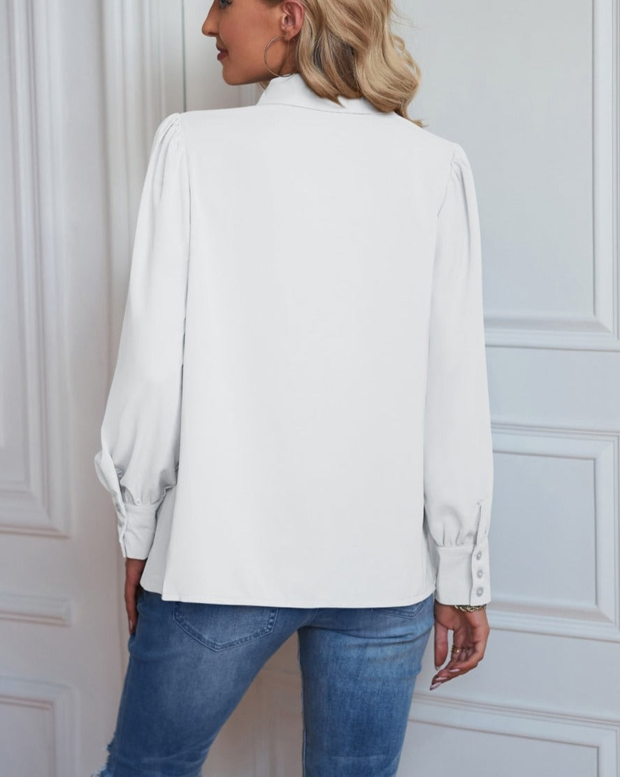 Blusa clásica con botones