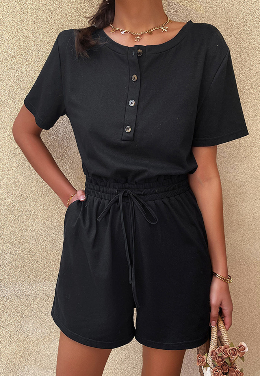 Mono Henley de color liso