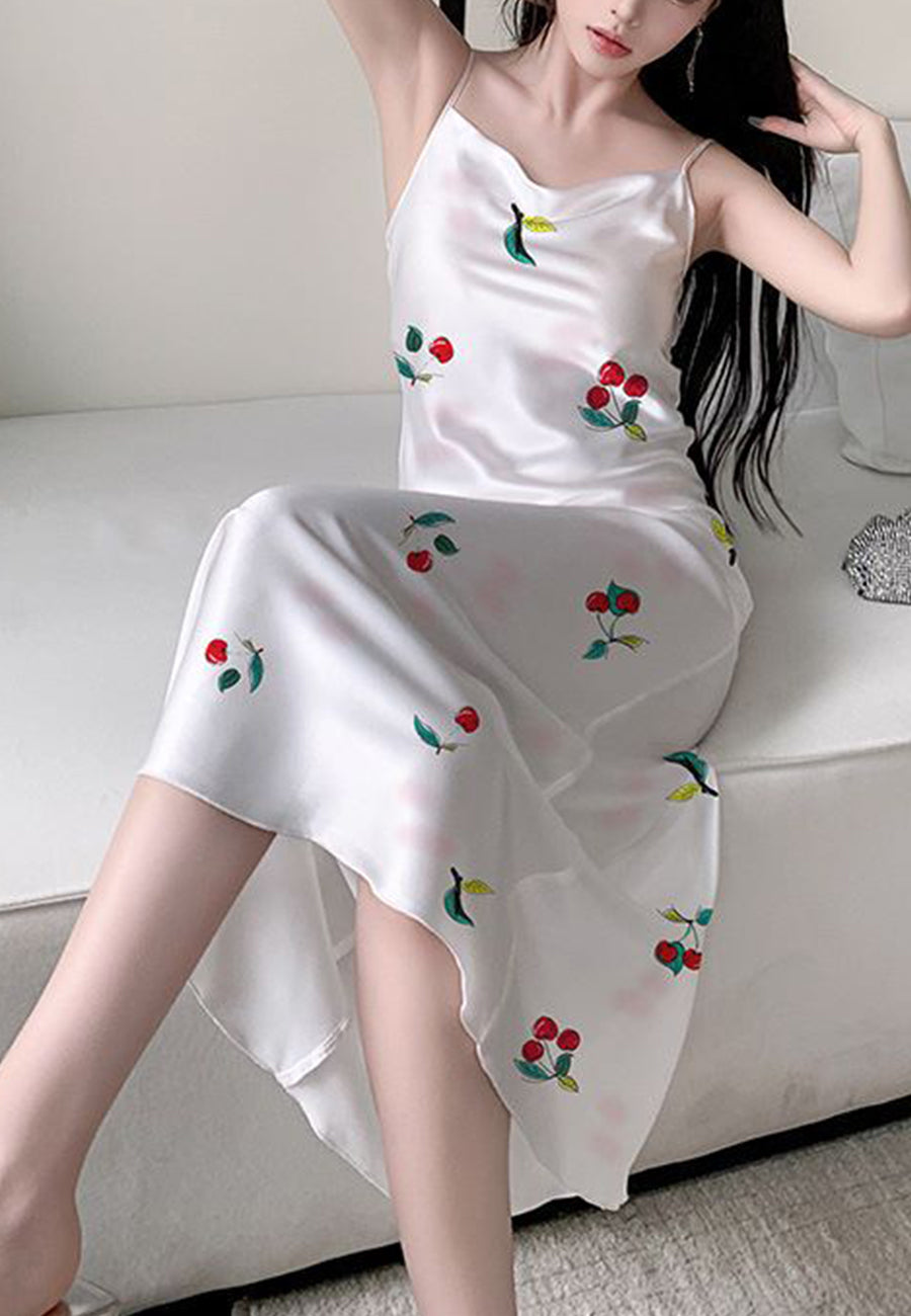 Vestido midi con estampado floral