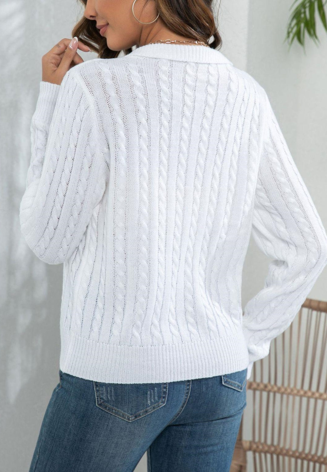 Cable Knit Classic Sweater