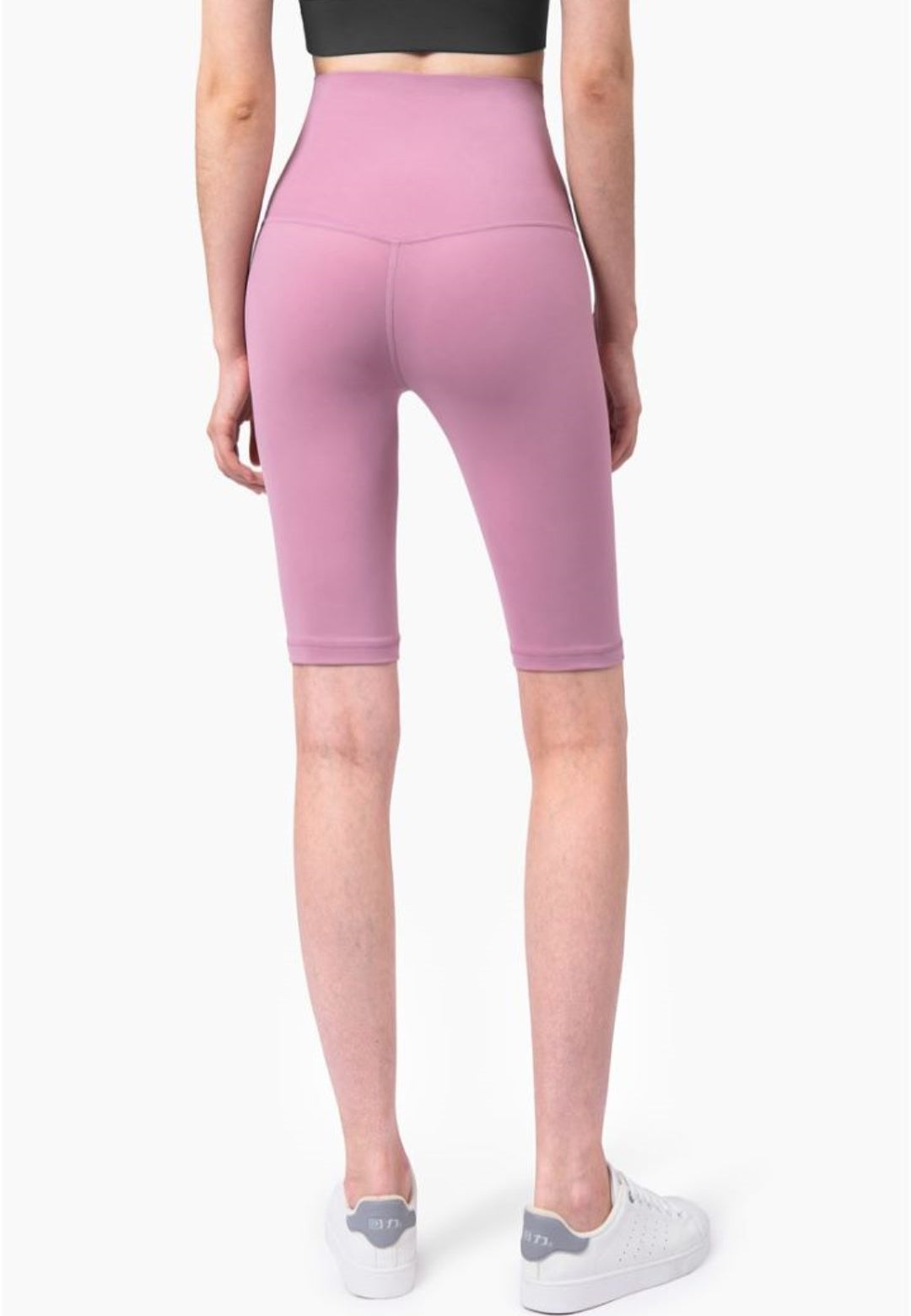 Pantalones cortos básicos de ciclista con cintura alta