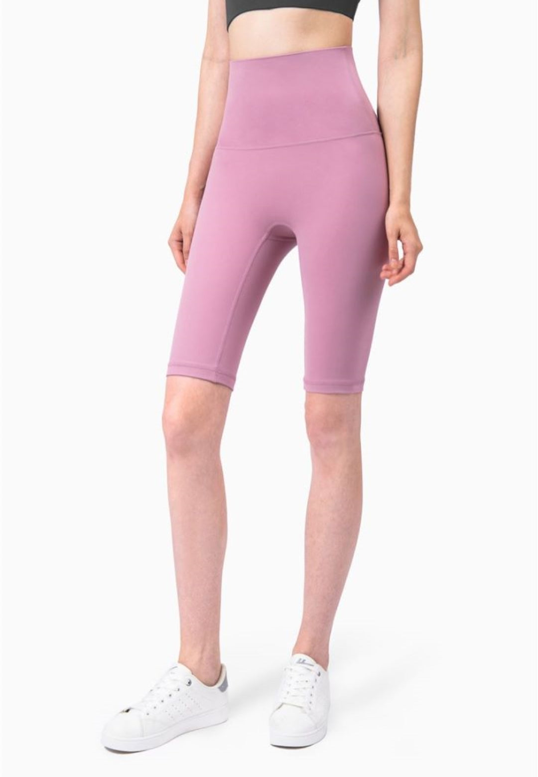 Pantalones cortos básicos de ciclista con cintura alta