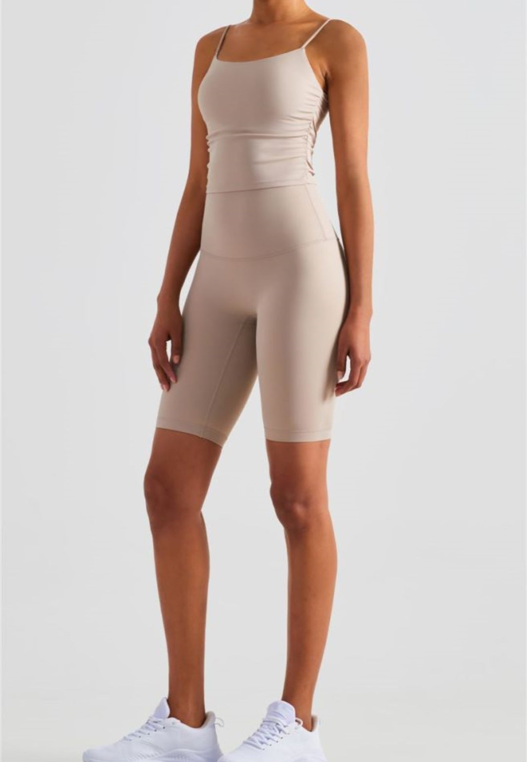 Pantalones cortos básicos de ciclista con cintura alta