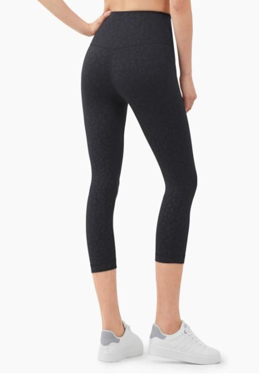 Leggings de cintura alta recortados
