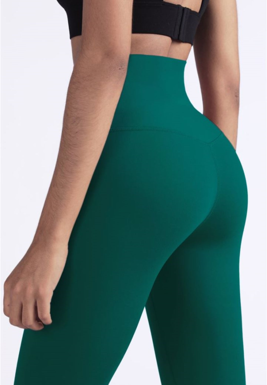 Leggings de cintura alta recortados