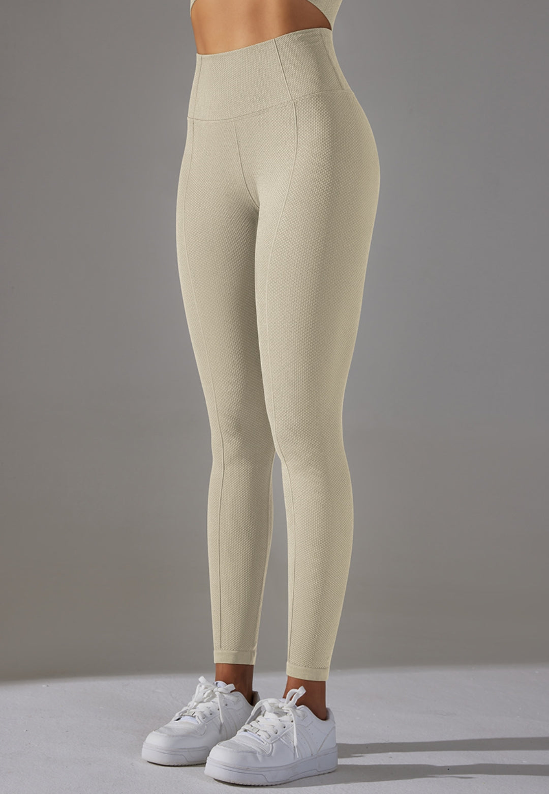 Leggings de cintura alta con costura central