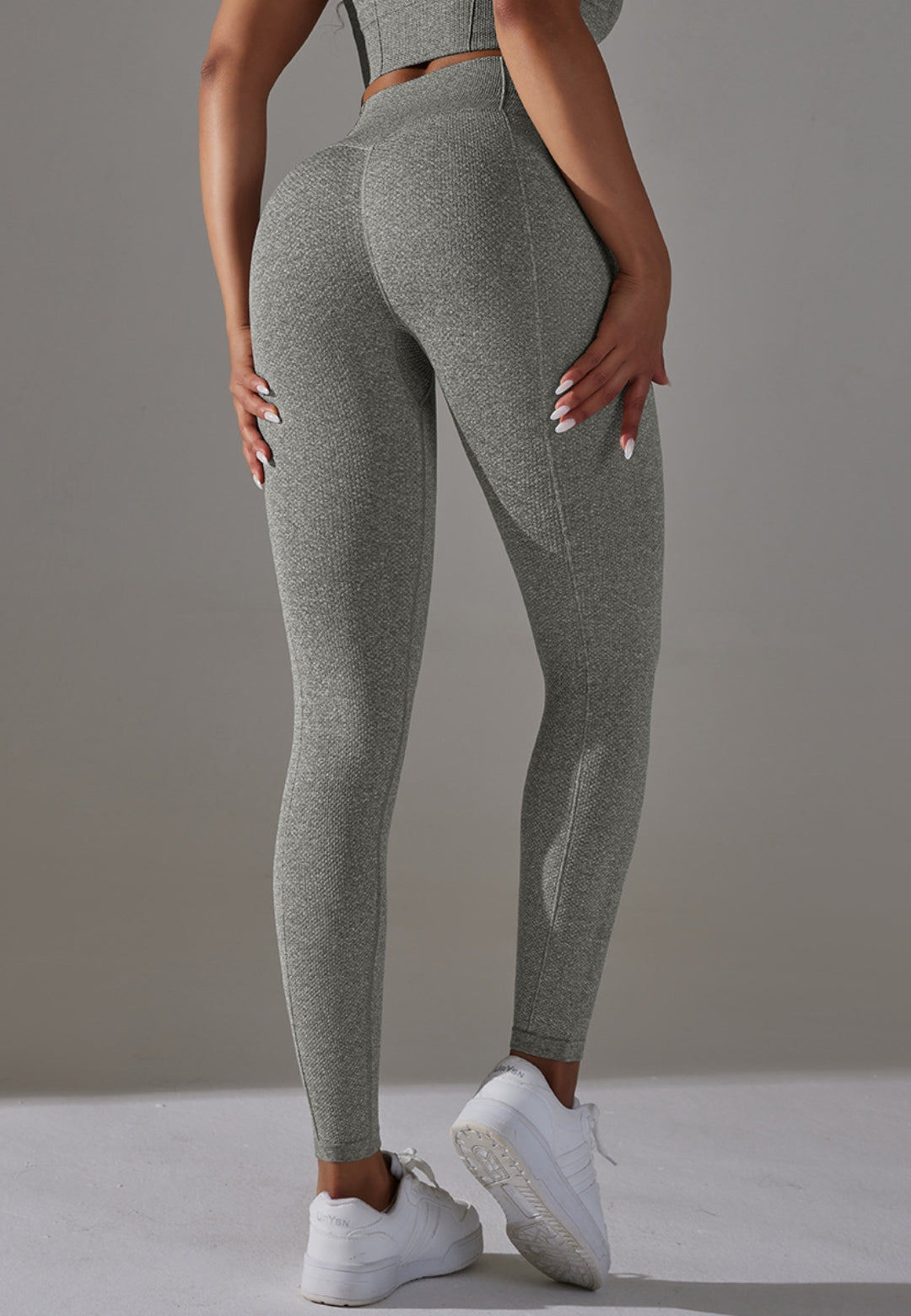 Leggings de cintura alta con costura central