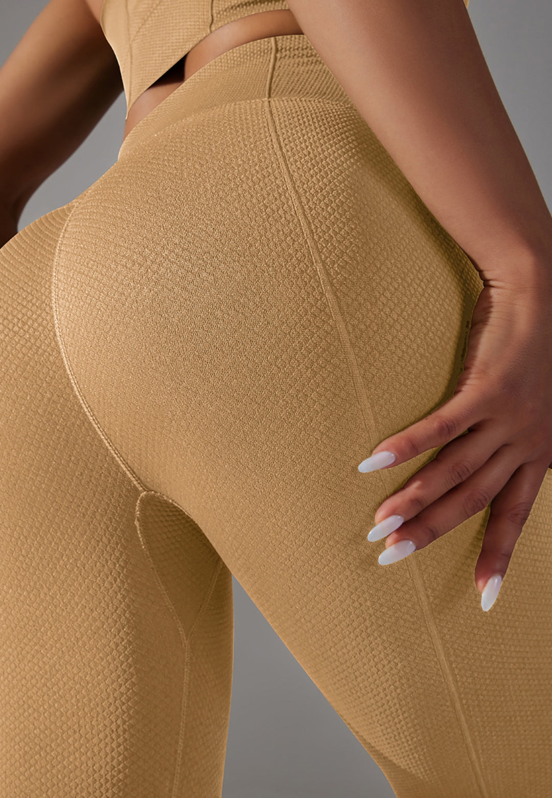 Leggings de cintura alta con costura central