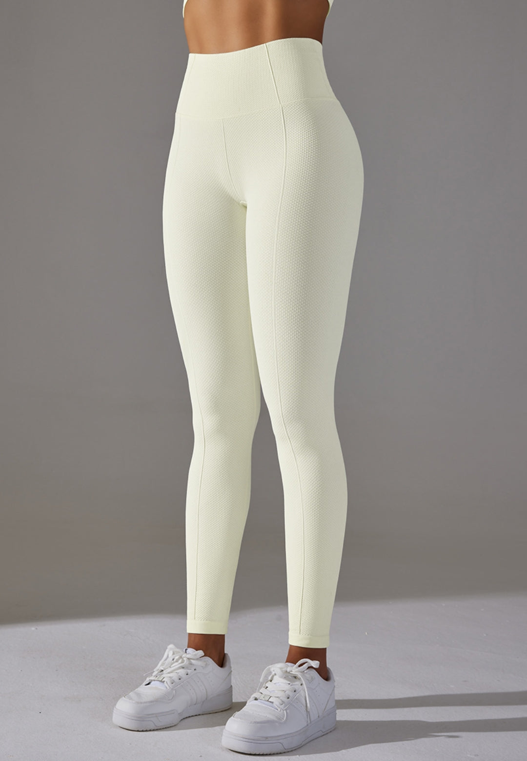 Leggings de cintura alta con costura central