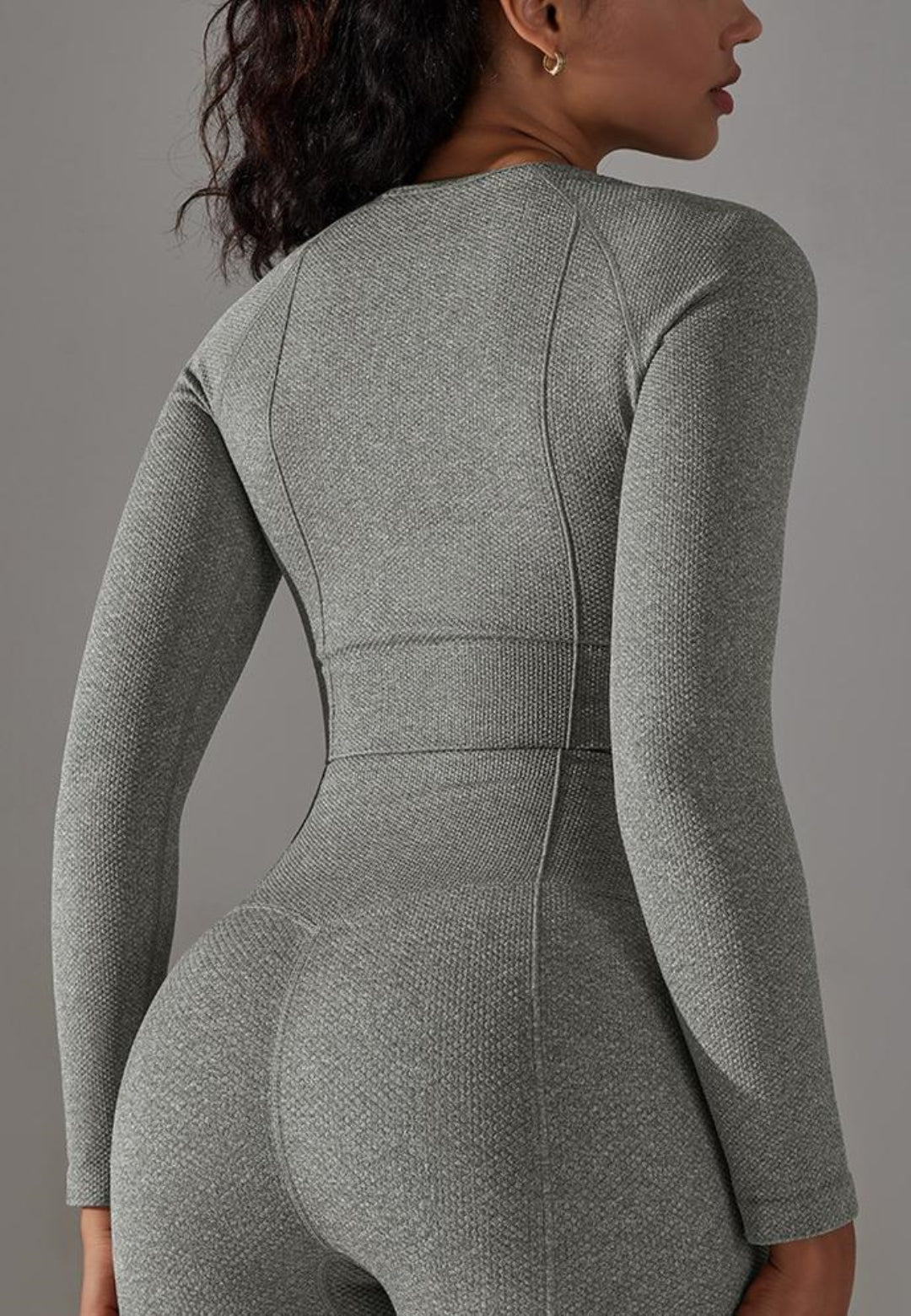 Top deportivo texturizado con escote cuadrado