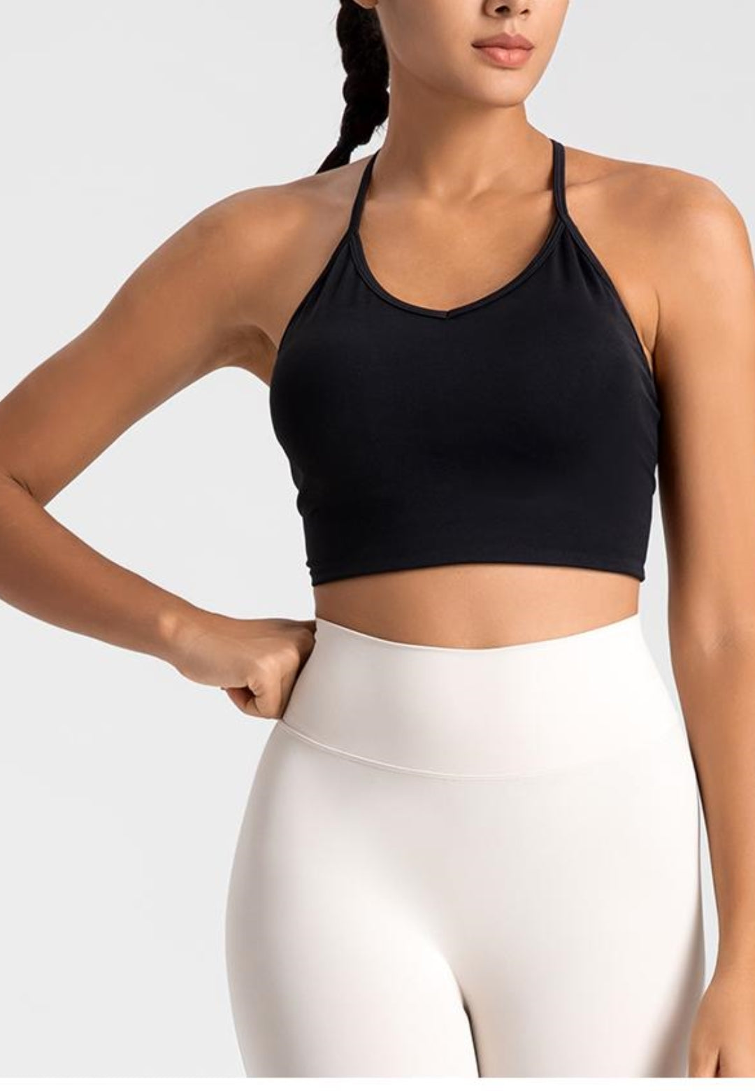 T-Back Cutout Detail Sports Bra