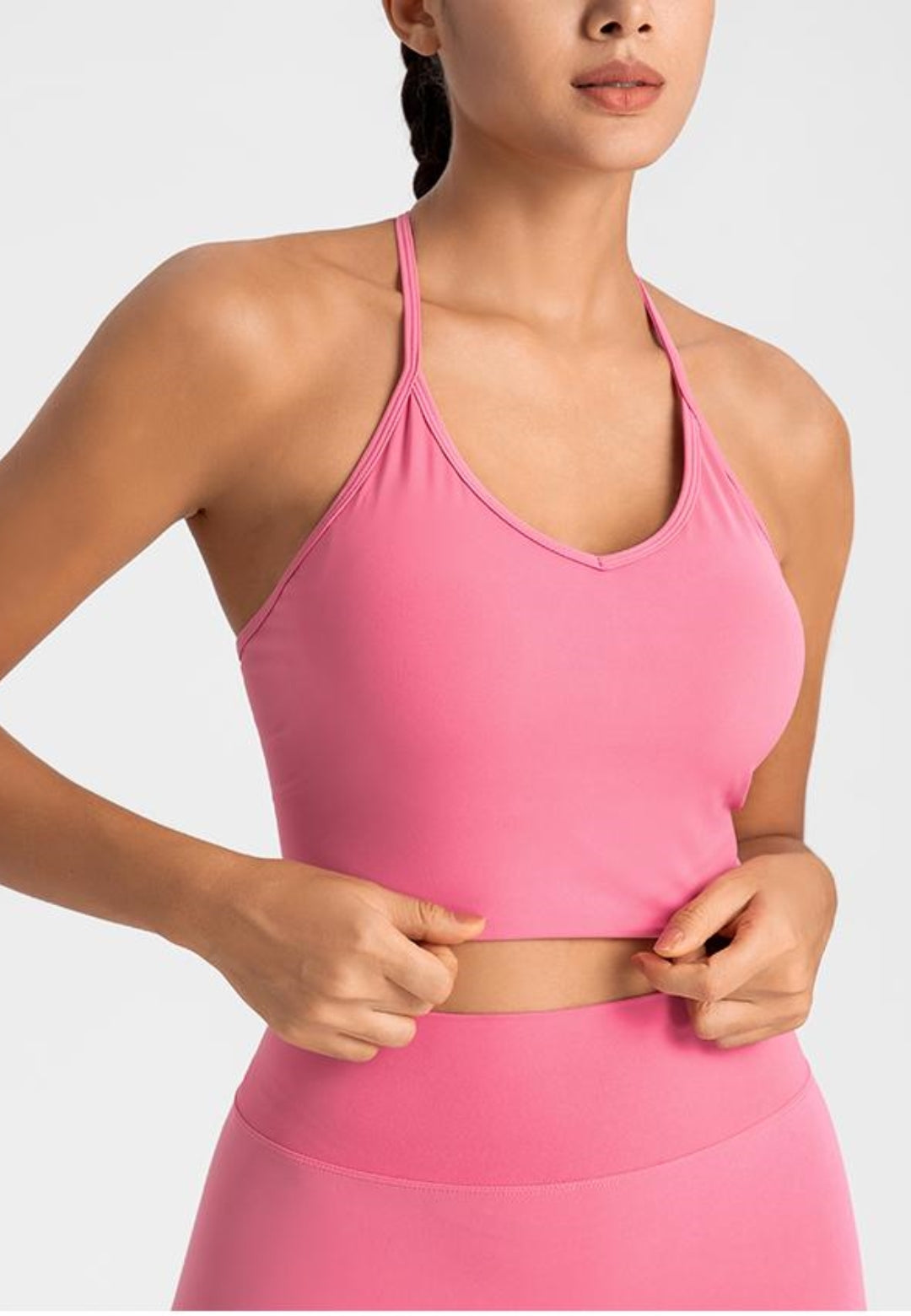 T-Back Cutout Detail Sports Bra