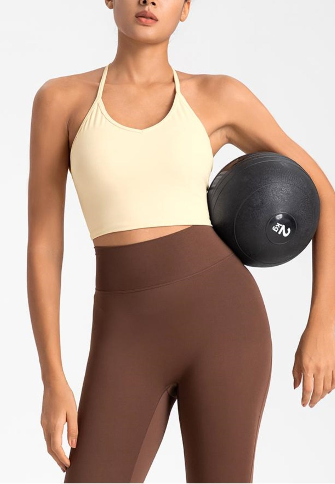 T-Back Cutout Detail Sports Bra