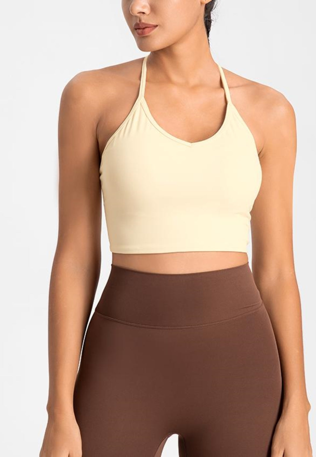 T-Back Cutout Detail Sports Bra