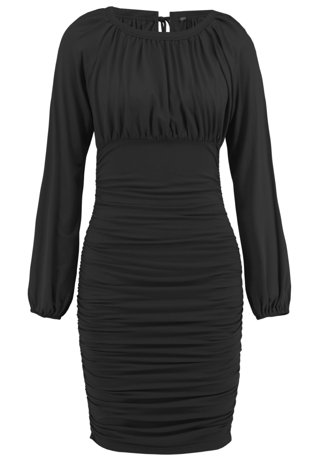 Vestido ajustado con detalle fruncido