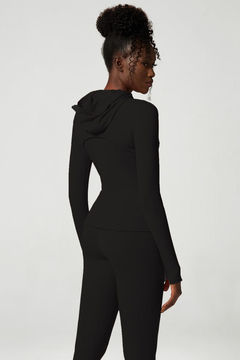 Hooded Zip Active Jacket