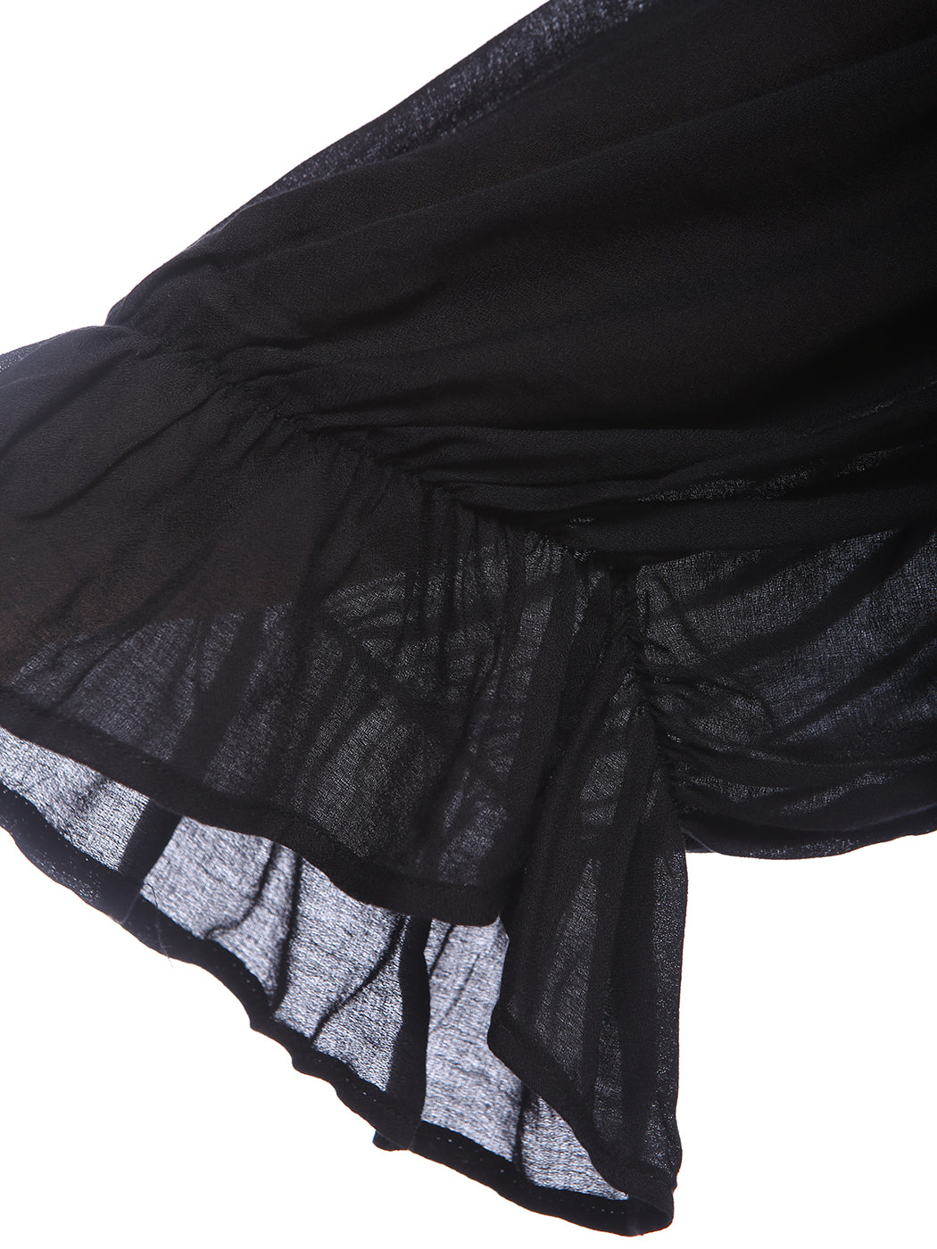 Blusa campesina con hombros descubiertos y talla grande