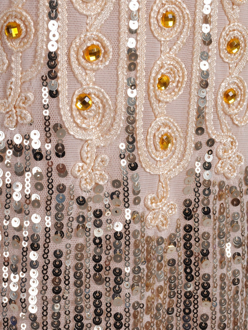 Vestido camisero glamoroso adornado con diamantes de imitación y lentejuelas